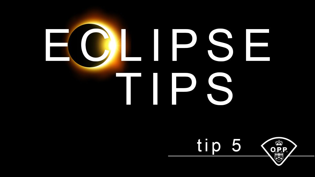 While a total solar eclipse is indeed a cause for celebration, today's #EclipseTip is clear – impaired driving is never safe. Remember, any amount of alcohol or drugs in your system can impair your ability to drive. If you suspect someone is driving under the influence, call 911.