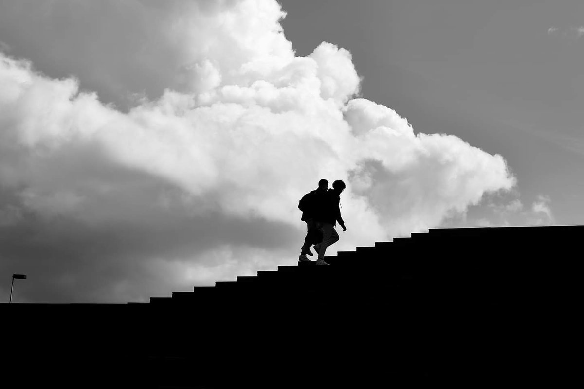 In front of the clouds #streetphotography #street #blackandwhite #Paris #pascalcolin #canon #50mm