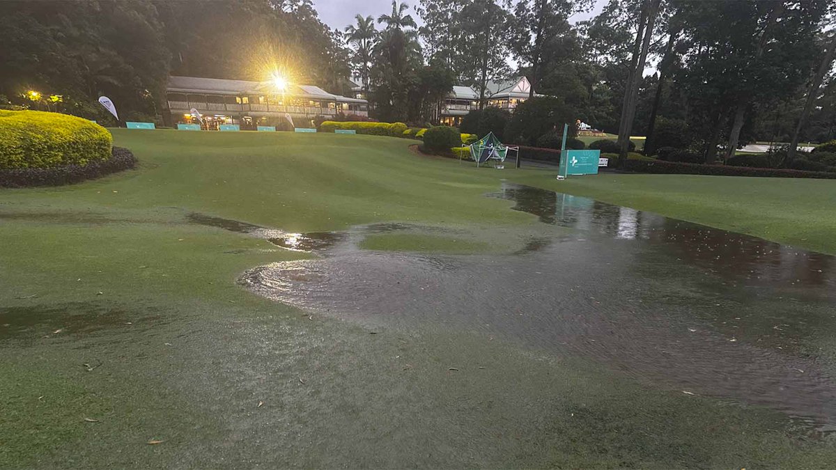 with over 80mm of rain falling overnight, final round play here at Bonville has been pushed back until at least 10.00am @WPGATour @BonvilleGolf @destinationnsw auswomensclassic.com.au/2024/04/07/275…