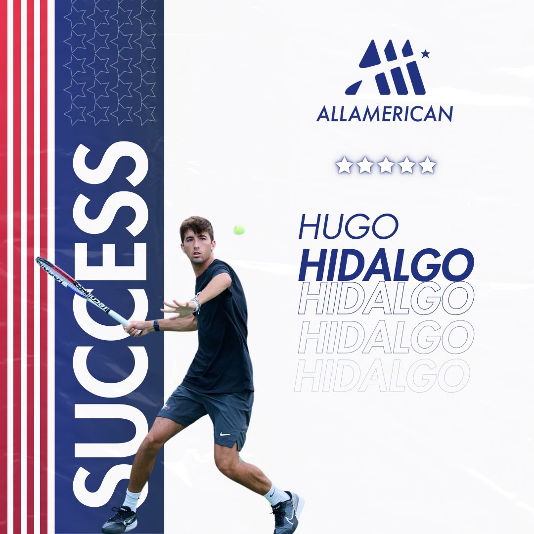 🏆PLAYER OF THE WEEK🎾
Enhorabuena @hugohiidalgo que ha sido nombrado por 3 vez esta temporada #playeroftheweek en la MEAC Conference, donde juega para North Carolina Central University🇺🇸!

#becasusa #becastenis #tenis #tennis #collegetennis #ncaa #workhard #dreambig