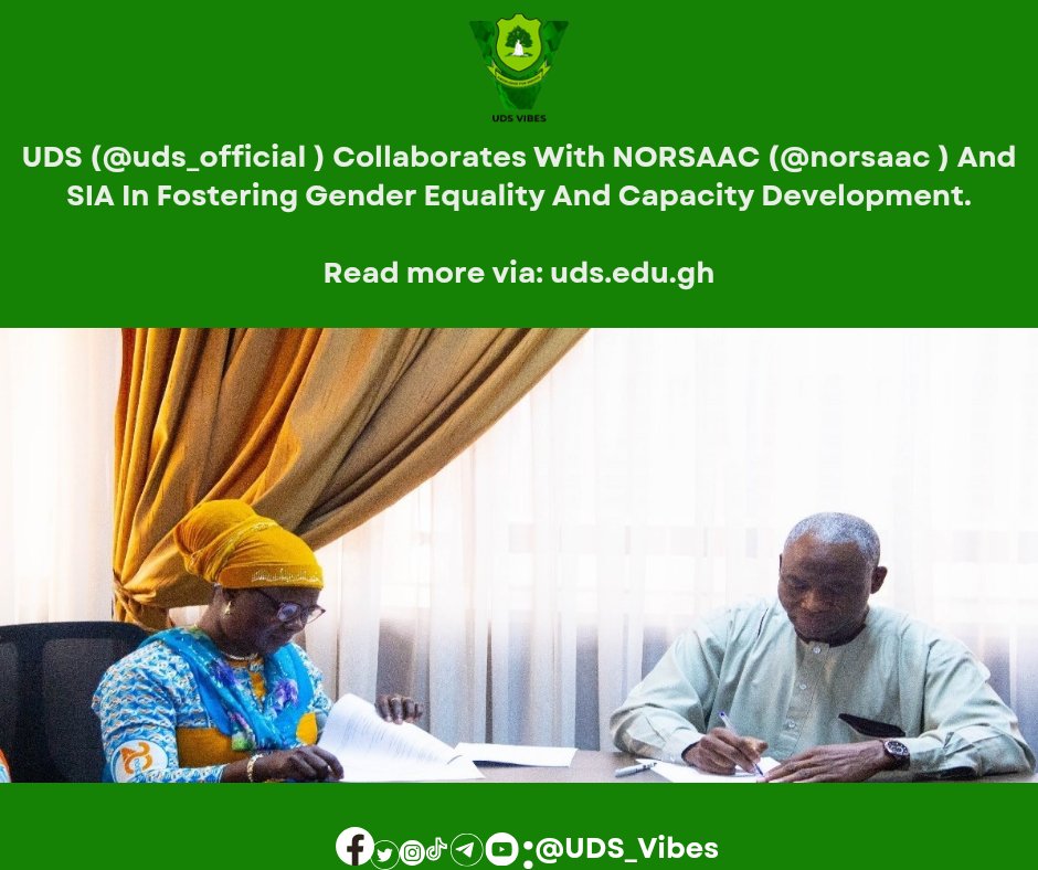 The University has established a dedicated gender unit which is poised to harness the collective expertise and resources of SIA and NORSAAC in driving meaningful change among women in Northern Ghana and beyond.

Read more: uds.edu.gh

#UDS #chooseuds #Developers