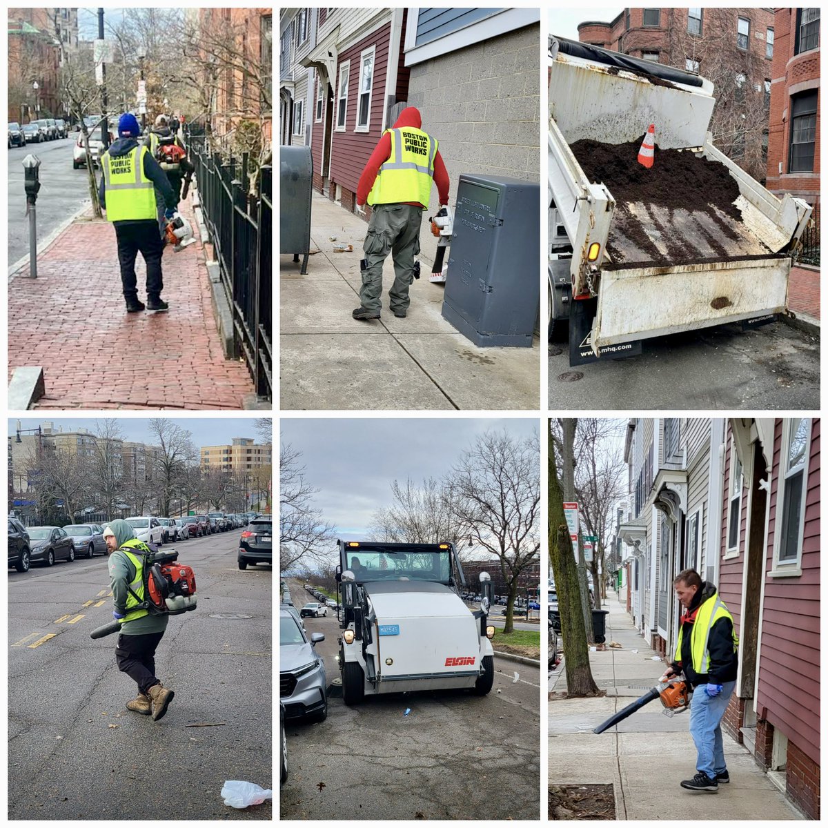 From cleaning, sweeping & delivering mulch, shout-out to our PWD crews who assisted residents today with #LoveYourBlock clean-ups in #BrightonMA, #SouthBoston & the #SouthEnd. 🧹 🗑️