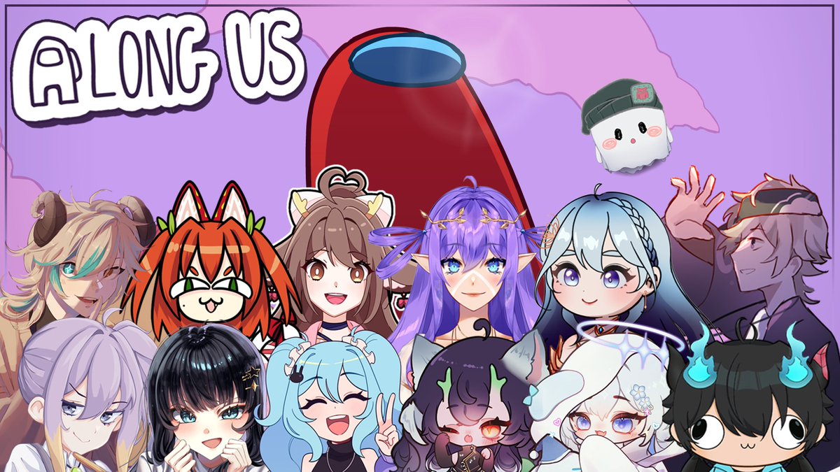 glaciavt's tweet photo. ⚠️【 AMONG US COLLAB】 APRIL FOOL'S MODE  🥳

long neck mod, special kill animation, and proximity chat! watch us be giraffes 🦒✨

📅 Today @ 8pm MST / 7pm PST / 4pm EST
 #vtuber | #envtuber | #alongus https://t.co/4Ssheh8tkd