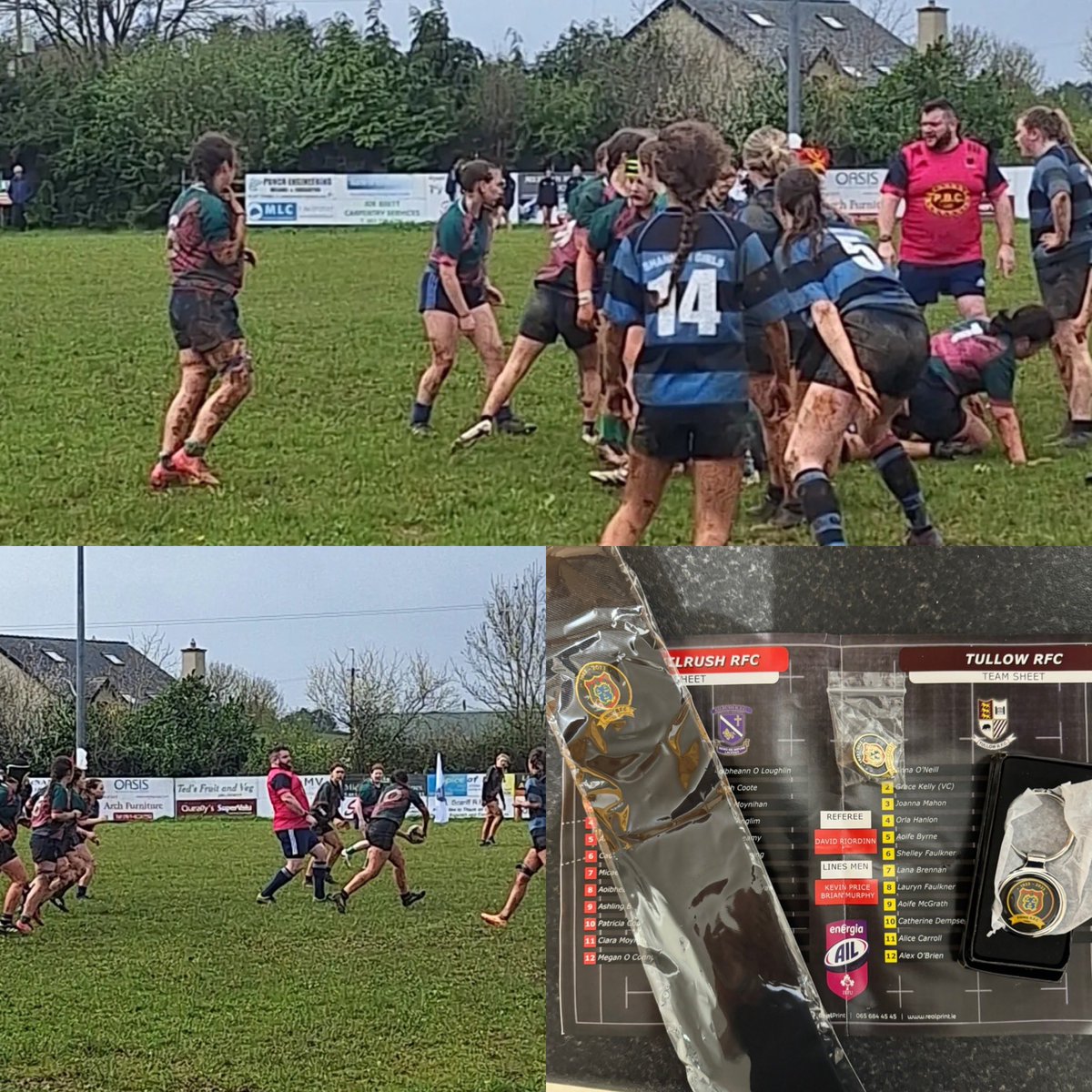 PriceyKev11's tweet photo. Great days rugby ! Many thanks to @EnnisRugby and @ScariffRFC for the hospitality today for the 2 games I did 1st game u16 girls plate final was a great game and touch judge for the wail playoff . Both games played in great spirit. #grassroots https://t.co/ln167wy9Wy