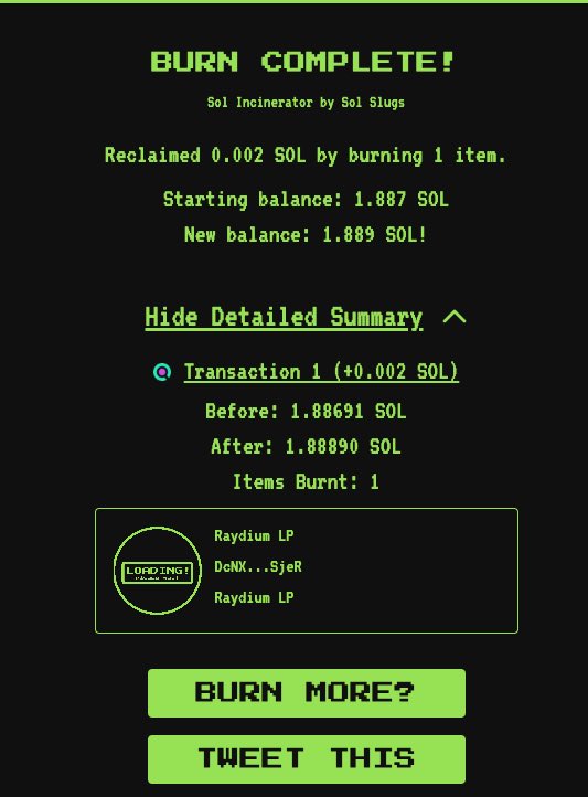 SolDocs's tweet image. Liquidity Burned