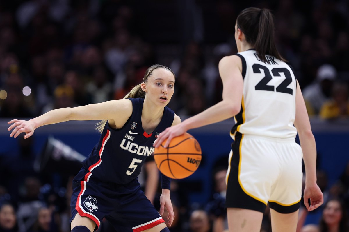 𝟏𝟒.𝟐 𝐌𝐈𝐋𝐋𝐈𝐎𝐍 𝐕𝐈𝐄𝐖𝐄𝐑𝐒 Iowa vs UConn was the most-watched women's college basketball game ever 🔥 (via @ESPNPR)