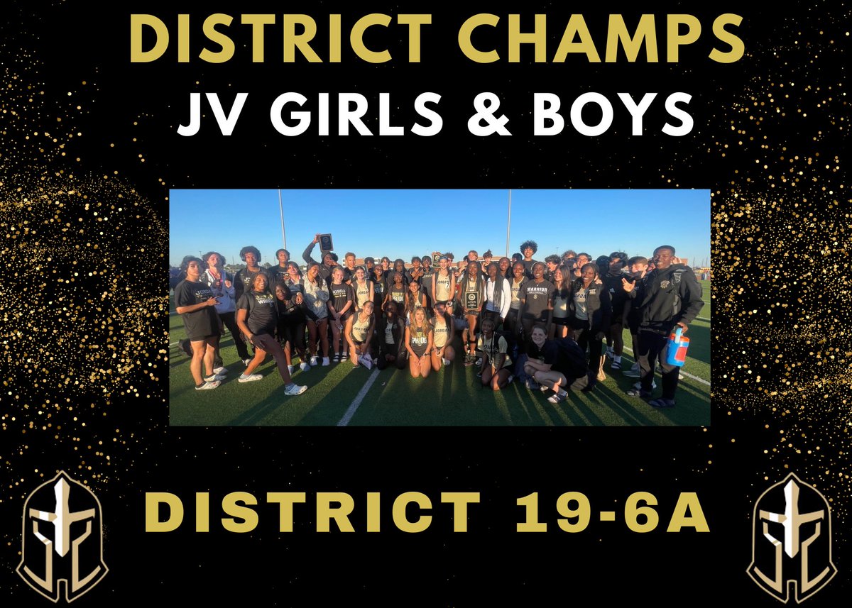 Jordan XC-Track (@jordanxctf) on Twitter photo It has been an AWESOME season for our JV Warriors!!! Congrats to our JV Girls & JV Boys for both WINNING the DISTRICT 19-6A CHAMPIONSHIP!!! It was a true team effort by both squads! <a href="/KK_Trnka/">Kymberlee Trnka</a> <a href="/MrCoachAllen/">Mabry Allen</a> <a href="/DranaeRison/">Dranaé Rison</a> <a href="/CoachMcGee_2/">Tanner McGee</a> <a href="/JordanHSAthlet1/">JordanHSAthletics</a> It has been an AWESOME season for our JV Warriors!!! Congrats to our JV Girls & JV Boys for both WINNING the DISTRICT 19-6A CHAMPIONSHIP!!! It was a true team effort by both squads! <a href="/KK_Trnka/">Kymberlee Trnka</a> <a href="/MrCoachAllen/">Mabry Allen</a> <a href="/DranaeRison/">Dranaé Rison</a> <a href="/CoachMcGee_2/">Tanner McGee</a> <a href="/JordanHSAthlet1/">JordanHSAthletics</a>