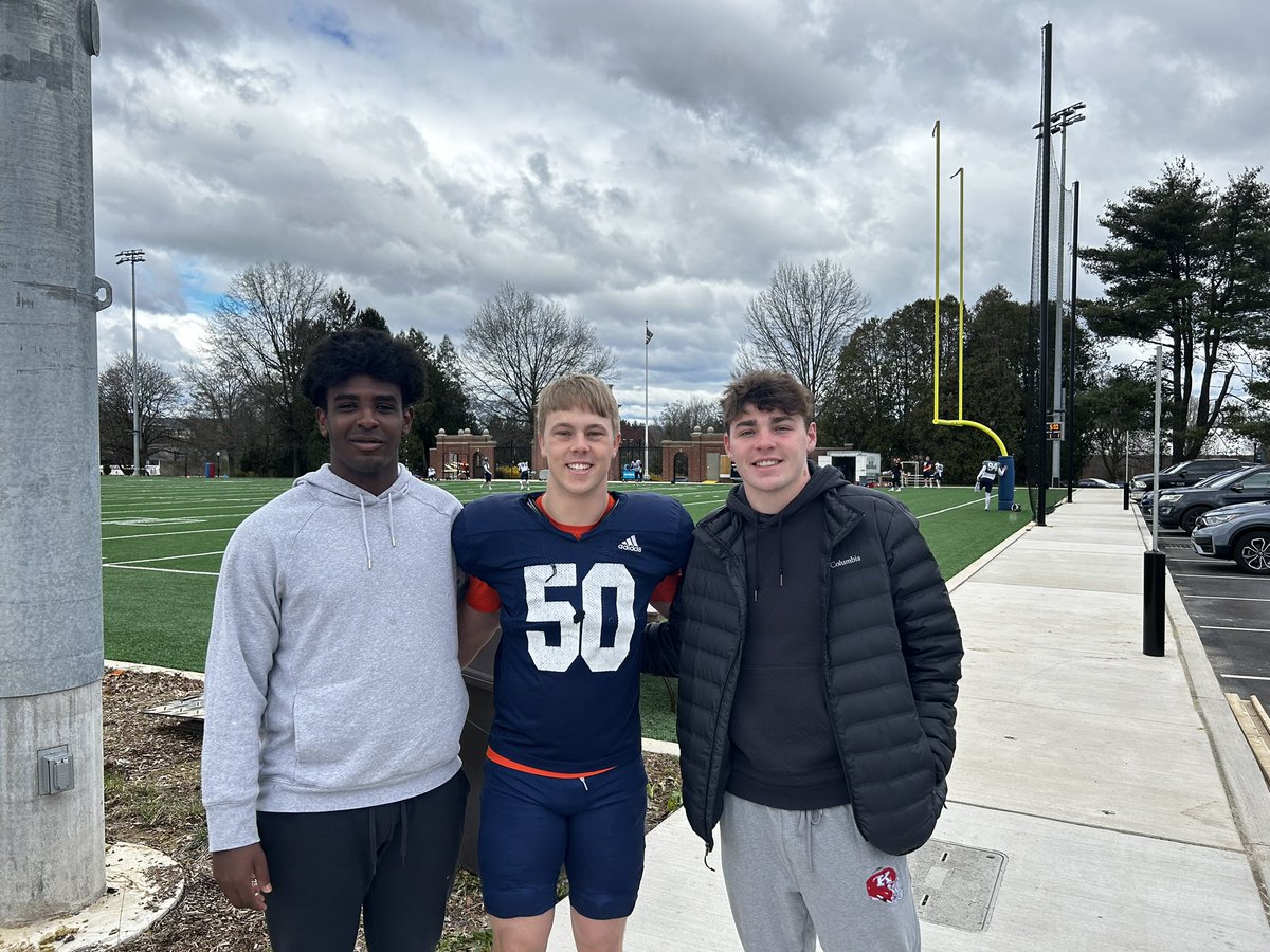 Had an amazing time visiting Bucknell University today. Great time checking out the facilities and the campus. Thank you @DaveCecchini and the rest of the staff for having me out!💙🧡 @Bucknell_FB @CoachBrae88 @Coach_Bowers @CoachJTBear @KFBknights @Coach_Garvin @CoachGebhardt