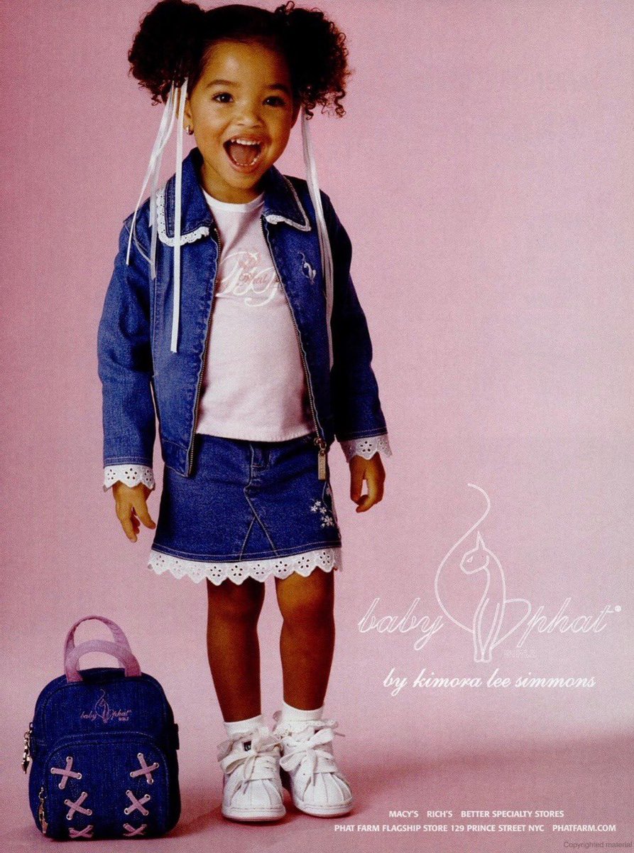 Seeing these Baby Phat Girlz by KLS (2002-2003) advertisements in Jimmy Jazz and Macys whenever my mama took me & my sister shopping