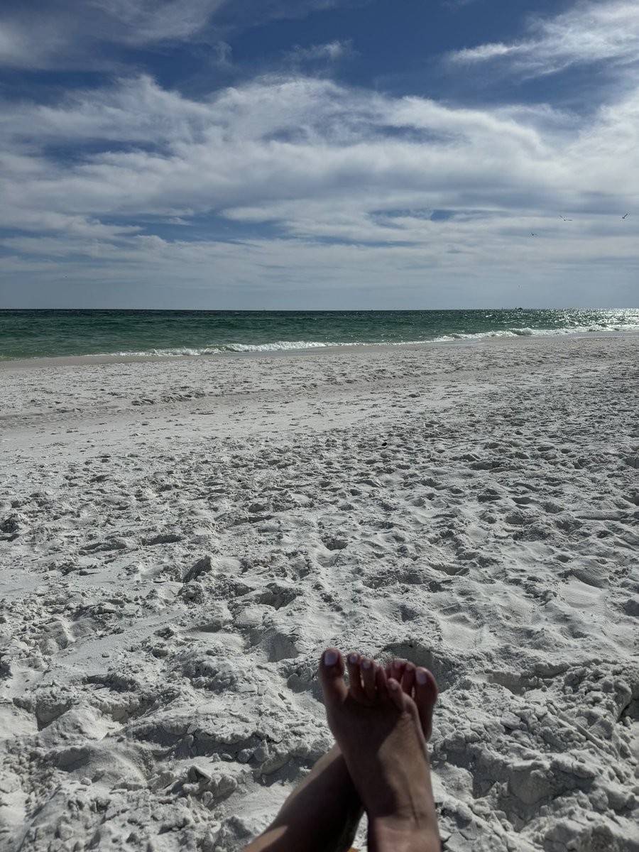 This is what a relaxing 😎 vacation looks like w/ white sand and sunshine. So Blessed…