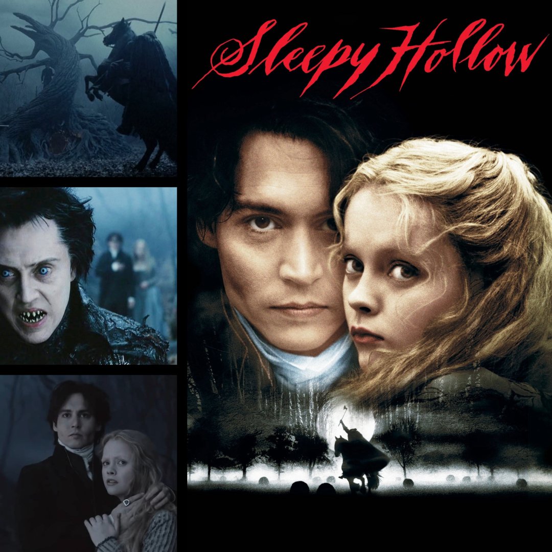 Sleepy Hollow (1999), Ichabod Crane is sent to Sleepy Hollow to investigate the decapitations of three people; the culprit is legendary apparition The Headless Horseman. Have you seen this flick? #90s #90shorror #horror #horrorfan #movies #InSearchofDarkness #90smovies