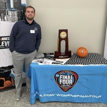 Marietta's Sport Management program prepares students for careers in the sport industry. This weekend, students are gaining hands-on experience at the NCAA Women’s Final Four in Cleveland. Learn more about the program at marietta.edu/program/sport-…