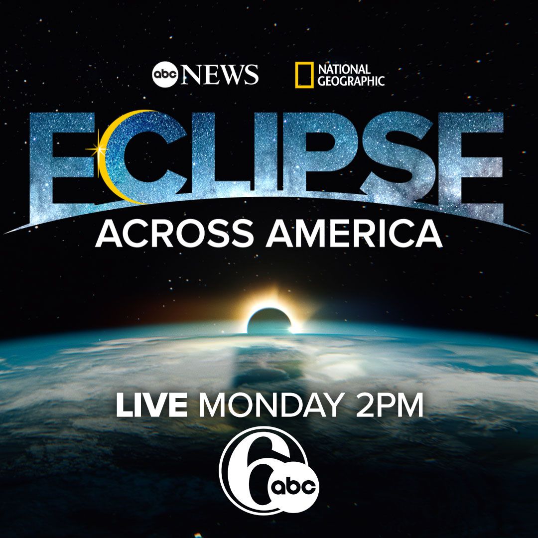 To celebrate a rare total solar eclipse that won't happen again until 2044, @abcnews and @natgeo are teaming up to provide extensive, live coverage on Monday that will span 10 cities across North America. Watch live on 6abc at 2 p.m. ET.