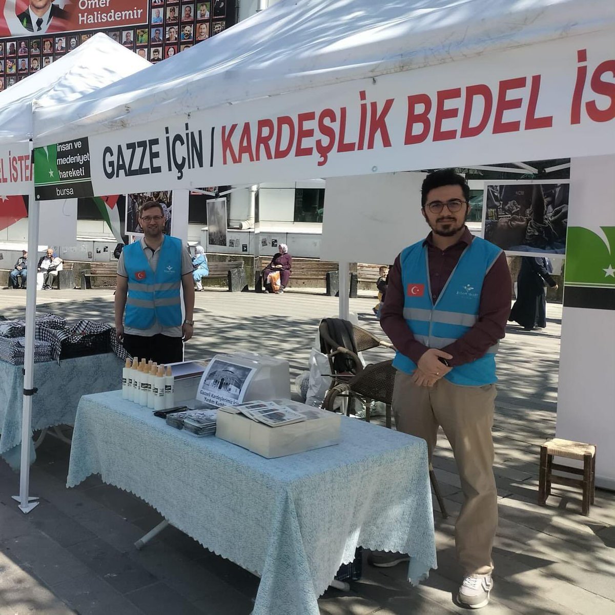 “Gazze İçin Kardeşlik Bedel İster..“ diyerek Gazze ve Filistin davamızda bir duruş göstermek adına elimizden geleni yapmaya çalışıyoruz. Allah bizi istikametten ayırmasın inşaAllah.