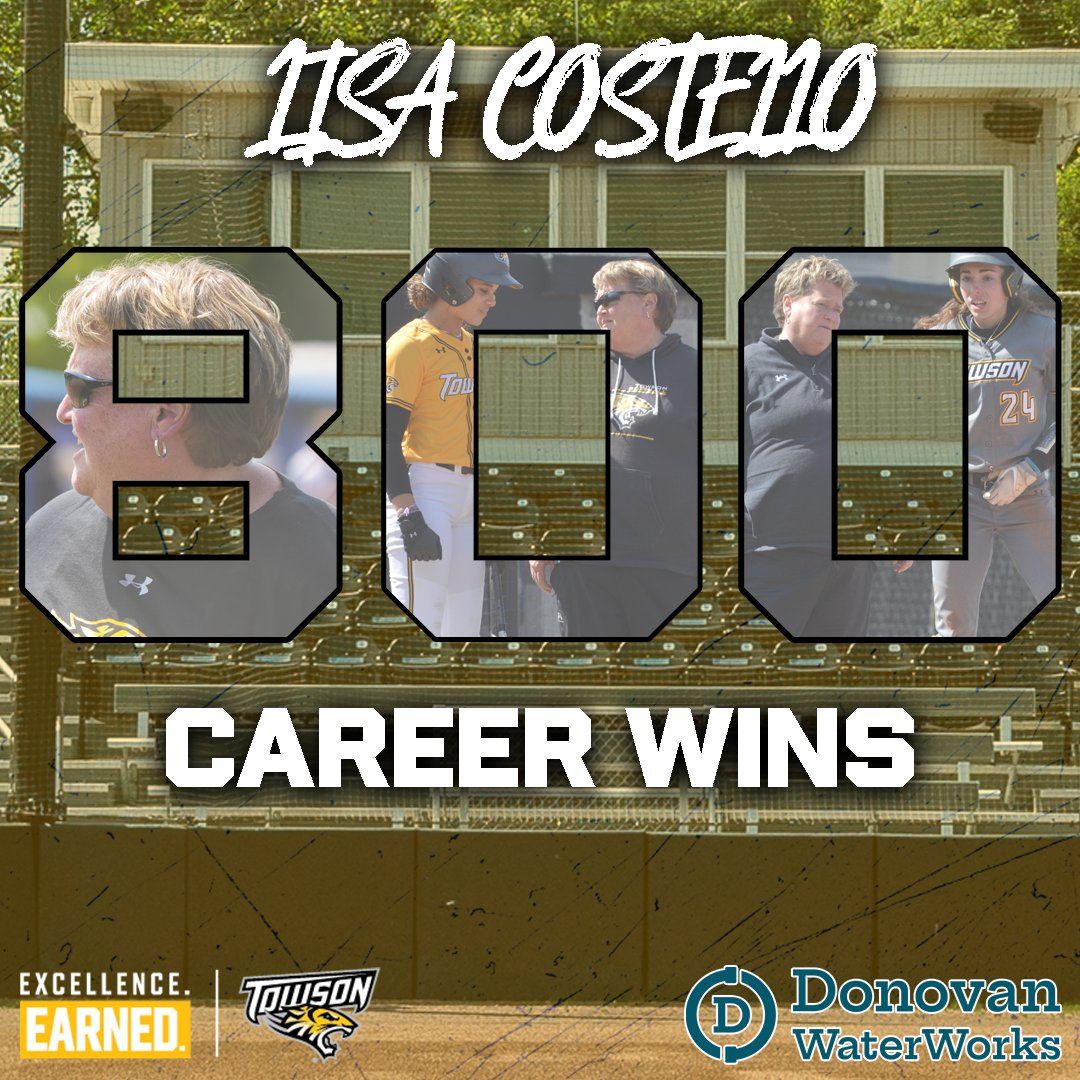 Congrats to head coach Lisa Costello on her 8⃣0⃣0⃣th career win!

#GohTigers