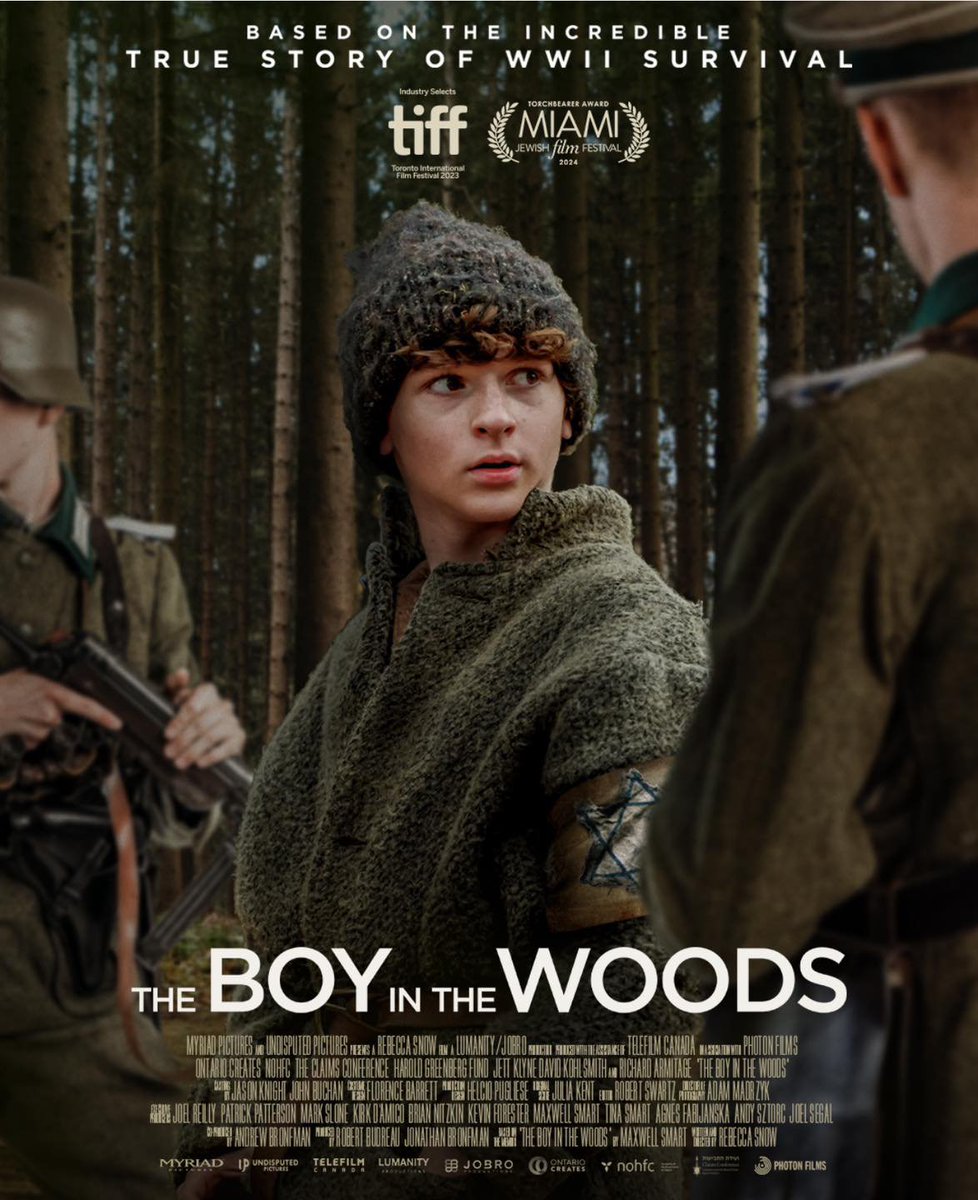 Available in theatres
The remarkable true-life survival story of a Jewish boy hiding and being hunted in the forests of Nazi-occupied Eastern Europe.
#theboyinthewoods  #biography #drama #history #movies #moviesmagicwithbrian #foryou #foryoupage