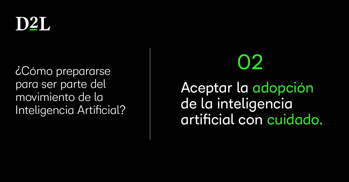 D2Les's tweet photo. Adoptar la #InteligenciaArtificial no es una opción; debemos ser flexibles y buscar en qué áreas se nos hará fácil comprender esta nueva y poderosa herramienta. 
Lea nuestro artículo y descubra cómo formar parte del movimiento de la inteligencia artificial.https://t.co/hV22w0TtcH https://t.co/0J8ld3DcXn