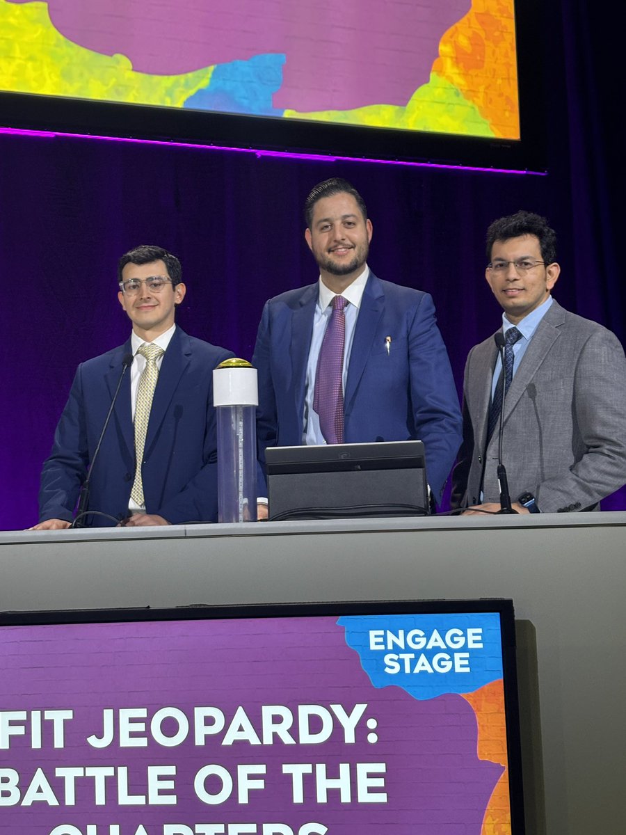 What a win for @NYSCACC #ACCFITJeopardy team from @MonteHeart who won their Prelim round. Well played! Semifinals are held tomorrow morning 🎉 @ACCinTouch #ACC24