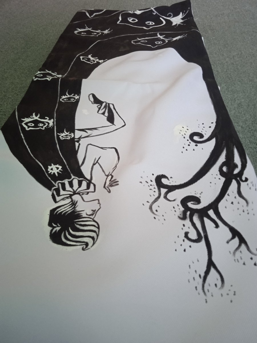 camero_ferandez's tweet photo. Another inspiration in the manliest plus some other art stuff 🖤🤍
.
.
#drawing #scketch #dibujo #finde #cat #eye #kozi #közi #malicemizer #beardsley #artnouveau #art #acrilico #monocromatico https://t.co/iCRR7TkRA6