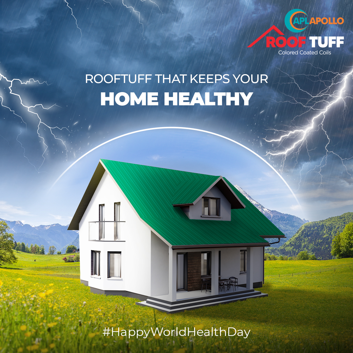 With superior strength and longevity, ensure a safe and healthy environment for your loved ones. This World Health Day, let APL Apollo RoofTuff be your partner in creating a healthier home.
#WorldHealthDay #WorldHealthDay2024 #APLApollo #RoofingRedefined #HealthyHome #HealthyYou