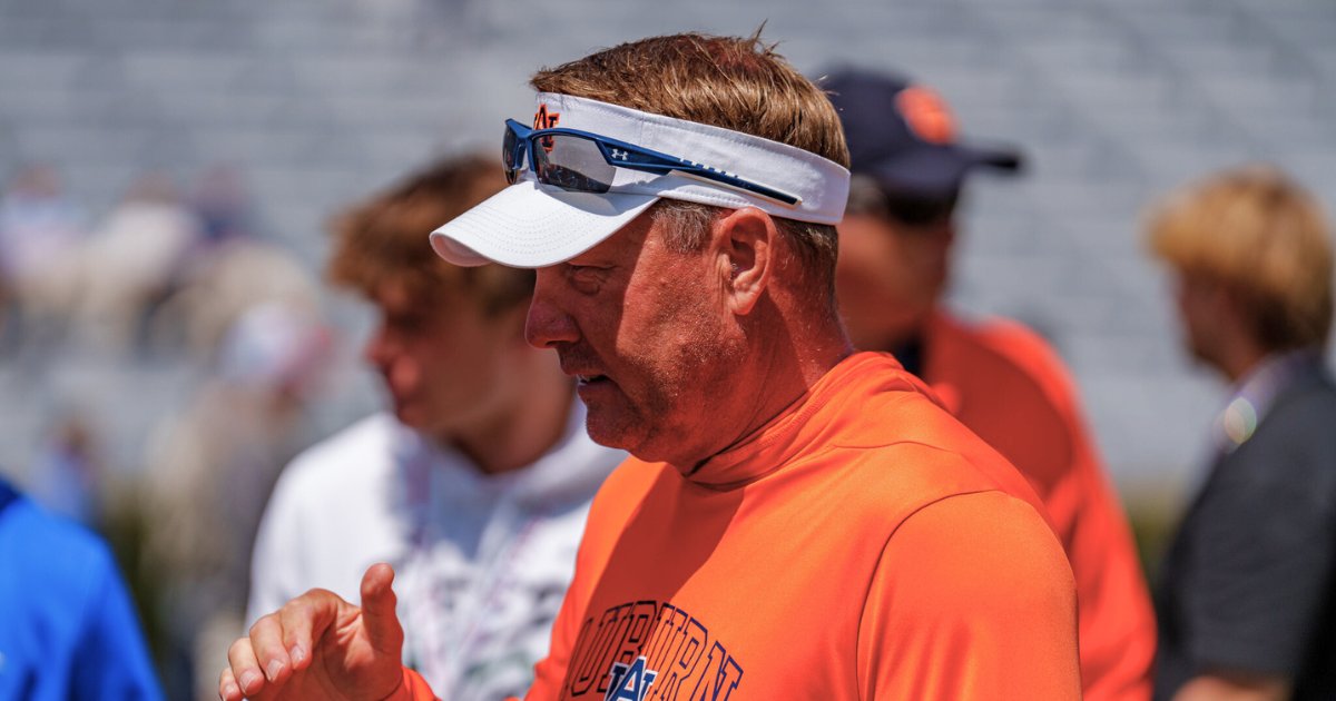 "We got the most out of every minute we were allowed to be with our kids in spring."

Hugh Freeze hits on a number of topics following Auburn's spring game

-- QB decision making
-- the Cam Coleman hype
-- D-line owning the LOS and more: on3.com/teams/auburn-t… (FREE)