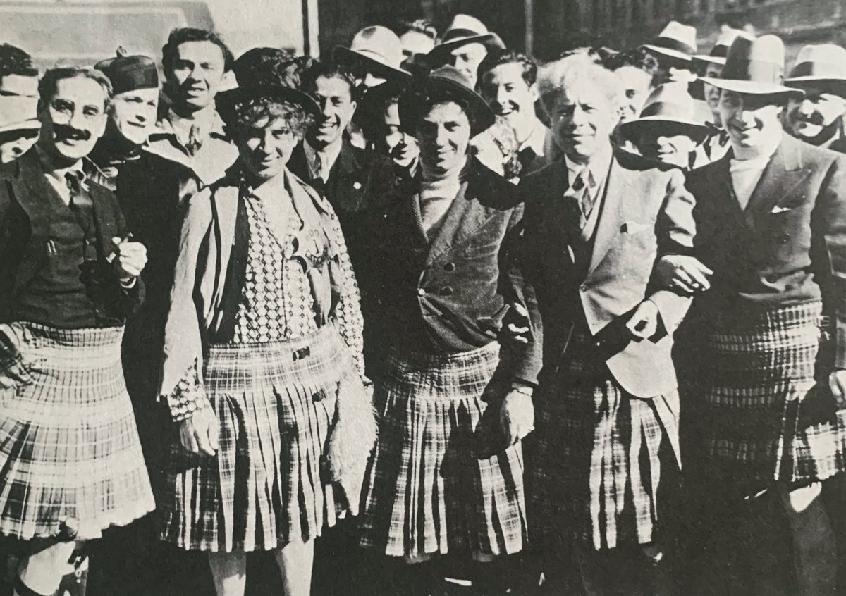 Happy Tartan Day! (That’s Sid Graumann with the Marx brothers) #tartanday #marxbrothers