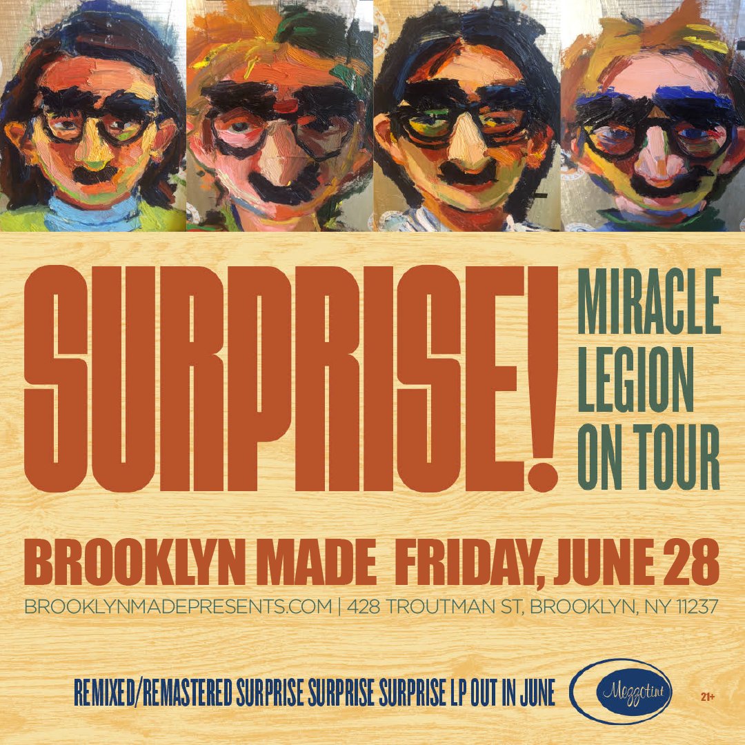 bkmadepresents's tweet photo. 80's rock band, @miracle_legion, is playing Brooklyn Made on Friday, June 28. Tickets: https://t.co/aK8Hj4QGcq https://t.co/1y1PJHKtXD