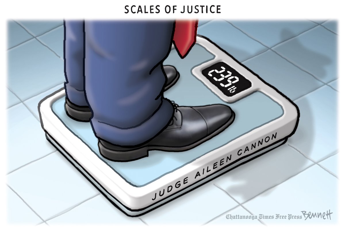 4/7/2024- The Scales #JudgeAileenCannon #AileenCannon #Trump #ClassifiedDocumentsCase tinyurl.com/4zdk77mh