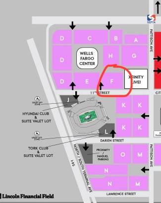 Kindly reminder of where the buses are parked for Mania.