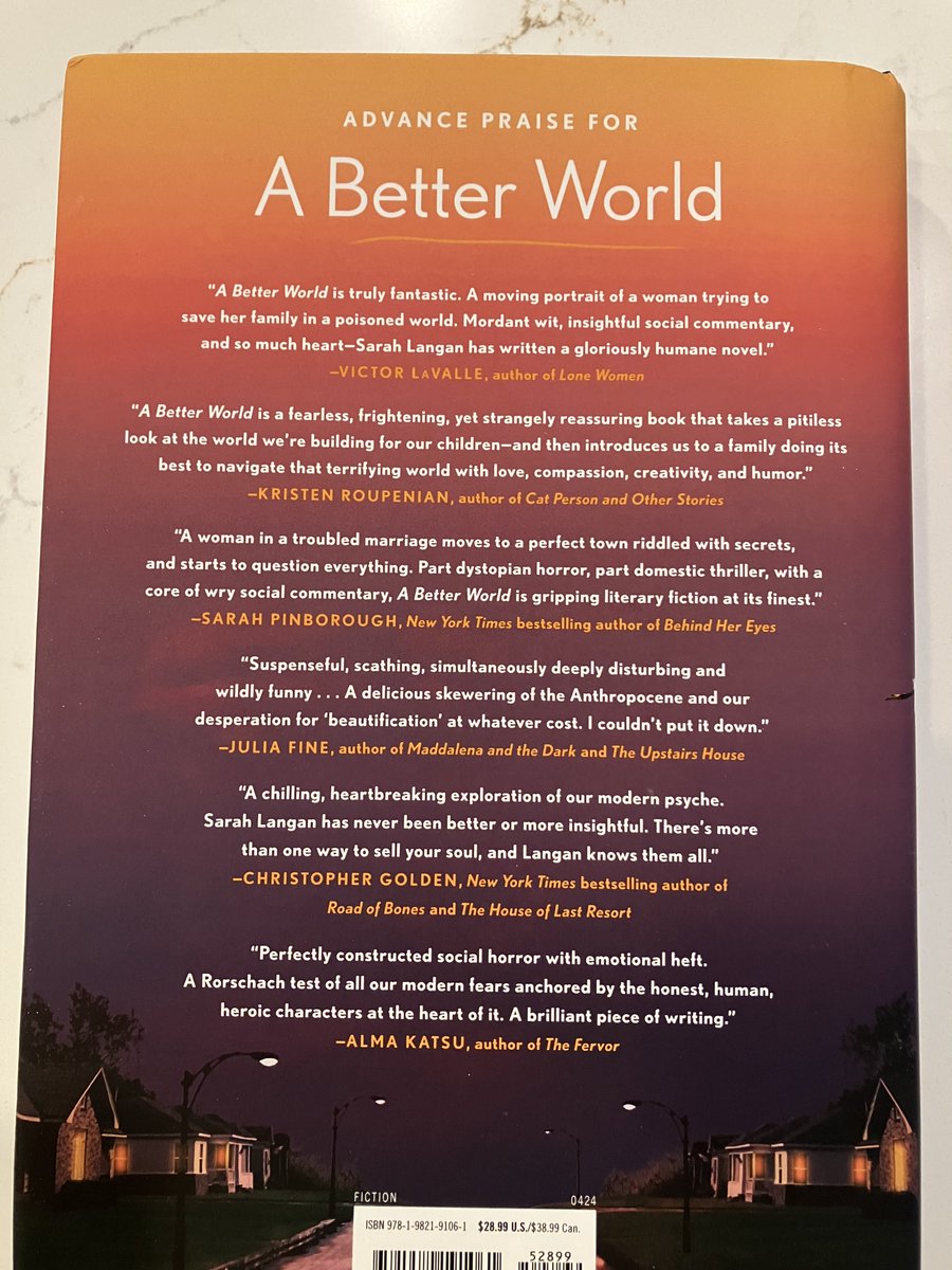 Look what came in the mail: this adorable caladrius! What is a caladrius? You'll have to pick up Sarah Langan's fantastic A BETTER WORLD on Tuesday to find out @AtriaBooks