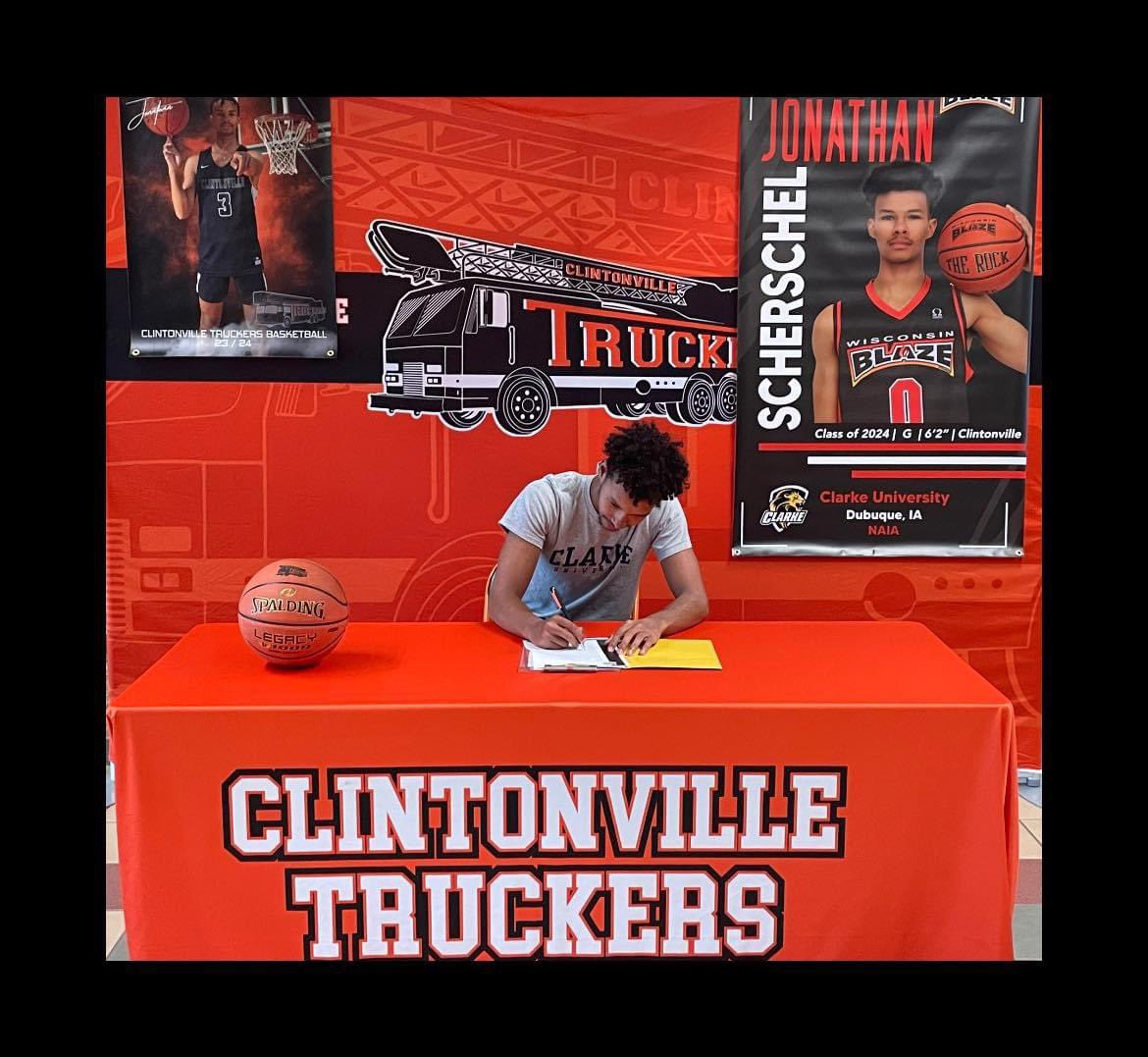 Congrats to <a href="/Jonscherschel/">Jonathan scherschel</a> for signing his letter of intent to play basketball for Clarke University!