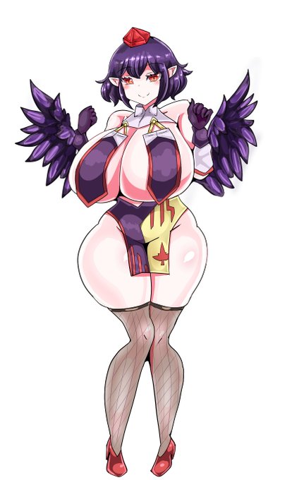 おはようの射命丸。動画に使う立ち絵 