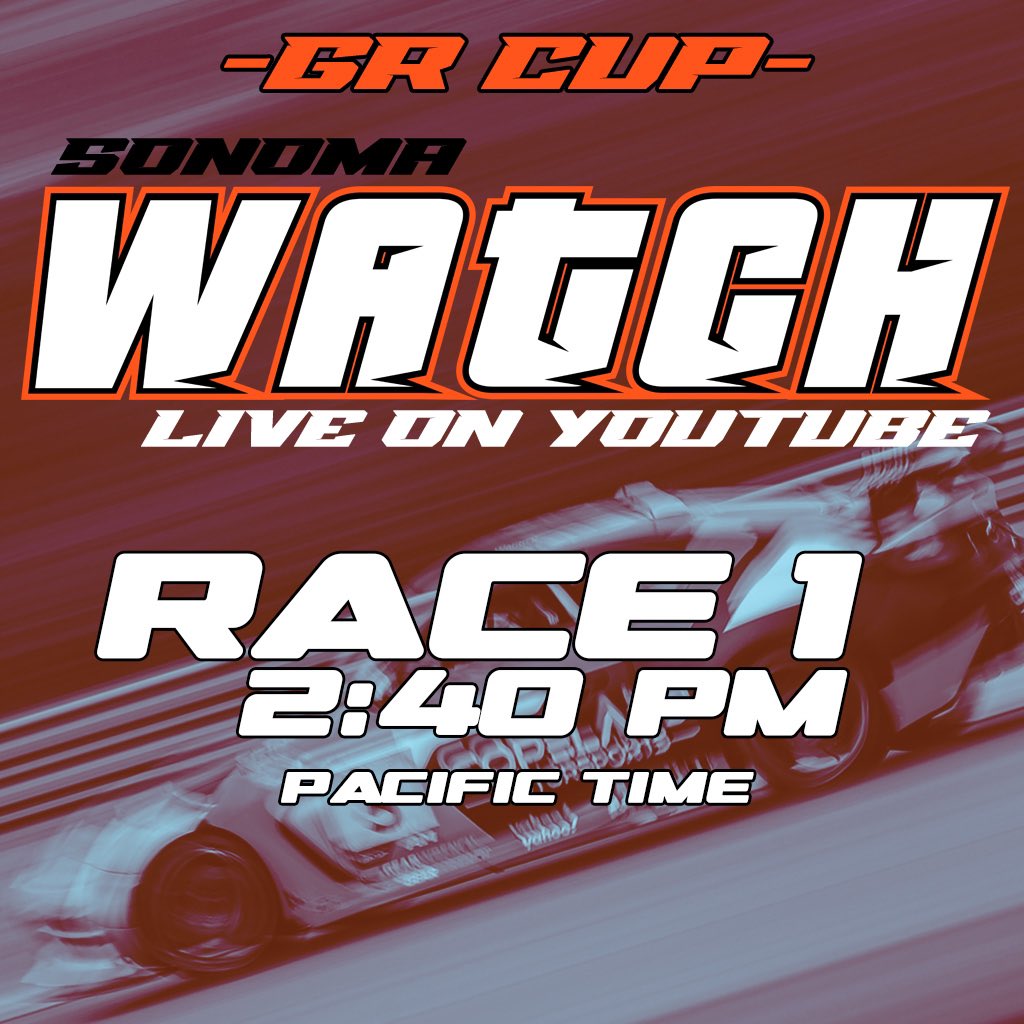 #GRCup Race 1 is about to go Green! Starting P2, make sure to catch the broadcast live at: 

youtube.com/live/geguWRgHv…

@CopelandMTSP @officialgrcup 

#COPELANDMOTORSPORTS
#TGRNA #SROAMERICA
