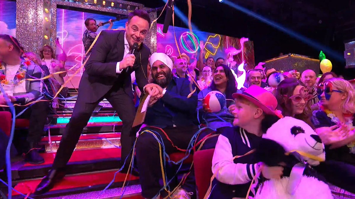 Tonight we hid Ant’s panda! 🐼 And LOADS of you spotted it, so well done! As always, you win… absolutely nothing 😂 #ICanSeeYourThing #SaturdayNightTakeaway