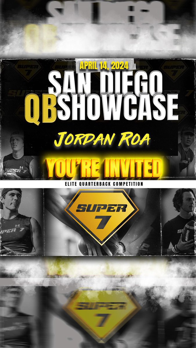 #AG2G🙌 Grateful to be selected to compete in the Super7 showcase. Excited to go and compete and show what I can do💪 @JsonCarter @THEHIVEFB @Daygofootball