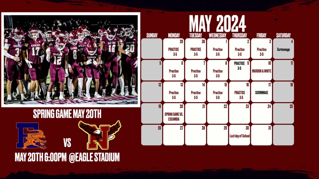 Come check us out this spring coaches! Lots of talent here @Niceville_FB ‼️@FLCoachT @Coach_Brech @AD_Nice3
