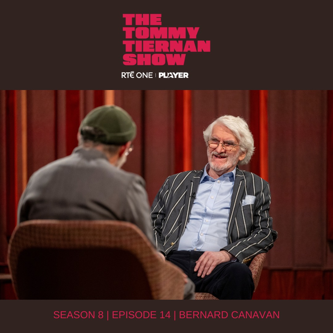 Tommy’s third guest tonight on ‘The Tommy Tiernan Show’ is Artist Bernard Canavan. 📺 Watch live now on @RTEOne or on the @RTEplayer rte.ie/player/onnow #TommyTiernanShow