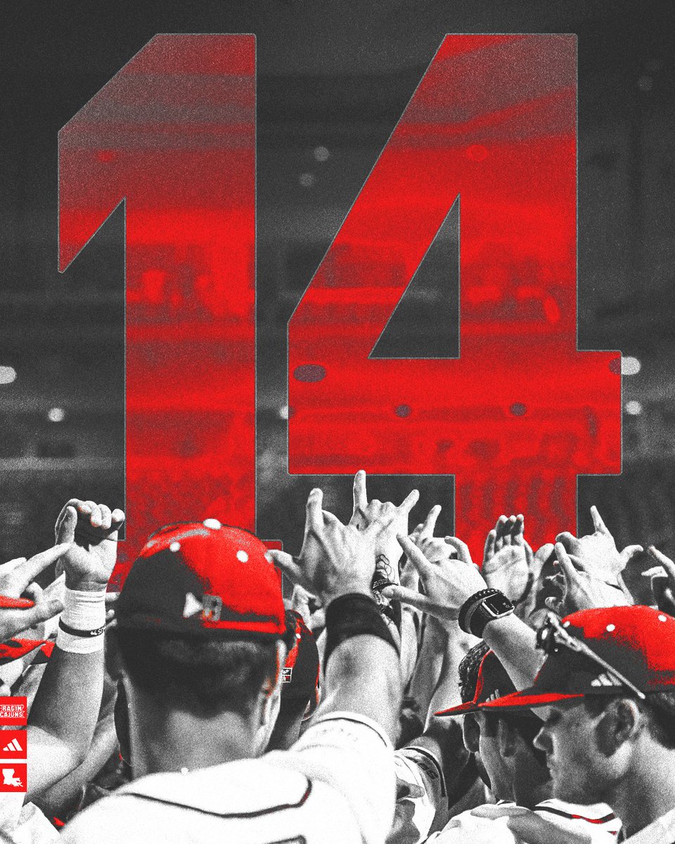 𝙒 𝙒 𝙒 𝙒 𝙒 𝙒 𝙒 𝙒 𝙒 𝙒 𝙒 𝙒 𝙒 𝙒 That's 14 straight, count em' 🤟 #GeauxCajuns | #WaterHoseBoys