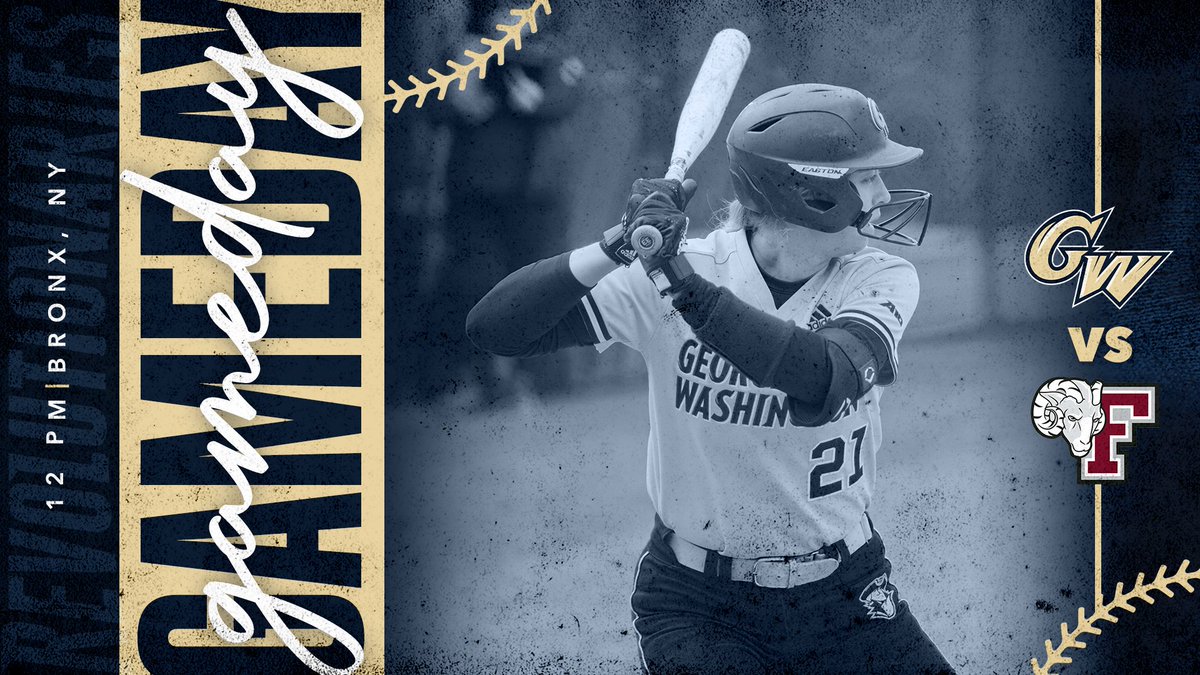 𝗚𝗔𝗠𝗘𝗗𝗔𝗬! 🆚 @FordhamSoftball 📍 Bronx, NY ⏰ 12 pm 📺 espn.com/espnplus/playe… 📊 fordhamsports.com/sidearmstats/s… #RaiseHigh | #Together