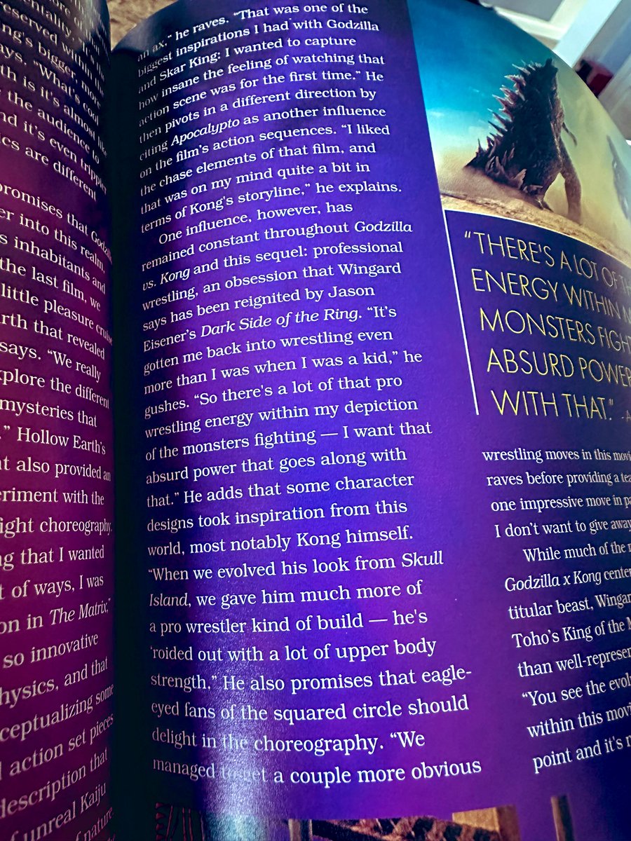 Adam Wingard talks about Dark Side of The Ring’s influence on Godzilla x Kong in the new issue of @FANGORIA