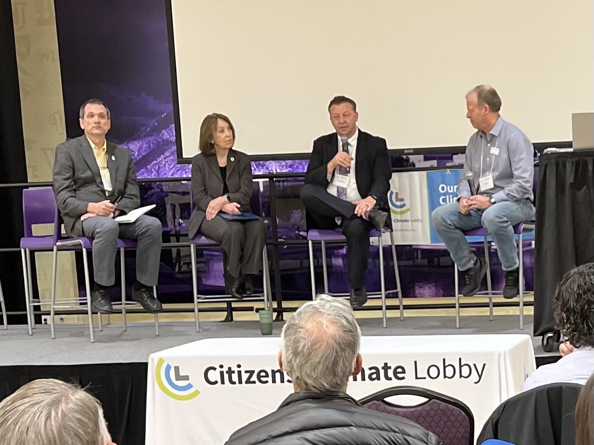 Great talking climate and energy policy today at the CCL Mountain West Conference with state legislators ⁦@gopTODD⁩, ⁦@RepLesser⁩, and Rep. Ward! Lots of #bipartisanclimate areas of agreement. ⁦⁦@citizensclimate⁩