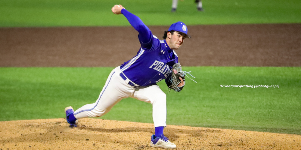 Shotgun Spratling (@shotgunsprd1) on Twitter photo FINAL: <a href="/SHUBaseball/">Seton Hall University Baseball</a> 1, <a href="/GtownBaseball/">Georgetown Baseball</a> 0.
WP - Ryan Reich (2-1); LP - Andrew Williams (4-1); SV - Anthony Ehly (1).
Pirates lose no-hitter w/ 2 out in B9.
<a href="/ryanreich16/">Ryan Reich</a>: 7 IP, 0 H, 0 R, 13 K
Pat D'Amico: 2-4, 2B, RBI.
Jonathan Luders: 1-2, BB. FINAL: <a href="/SHUBaseball/">Seton Hall University Baseball</a> 1, <a href="/GtownBaseball/">Georgetown Baseball</a> 0.
WP - Ryan Reich (2-1); LP - Andrew Williams (4-1); SV - Anthony Ehly (1).
Pirates lose no-hitter w/ 2 out in B9.
<a href="/ryanreich16/">Ryan Reich</a>: 7 IP, 0 H, 0 R, 13 K
Pat D'Amico: 2-4, 2B, RBI.
Jonathan Luders: 1-2, BB.