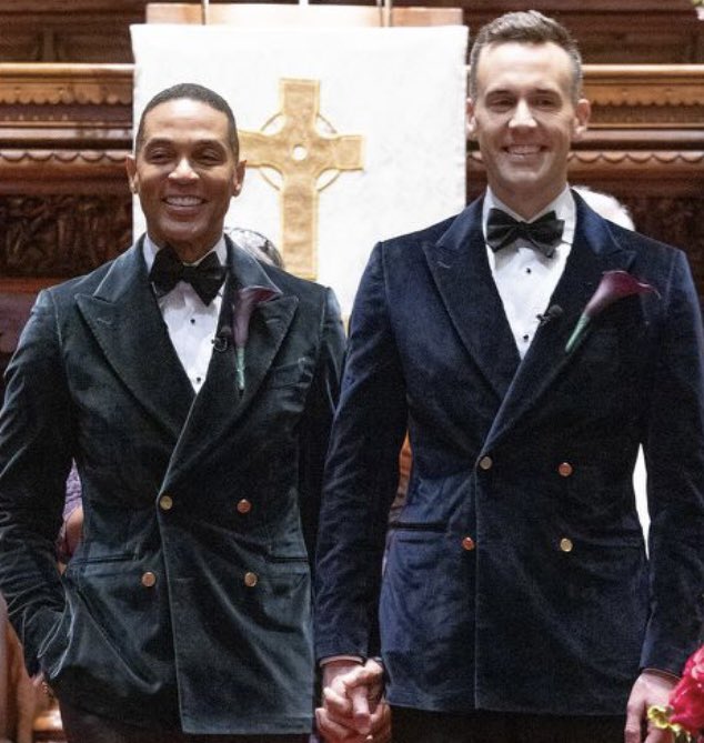 Don Lemon just married his new husband! What do you notice?