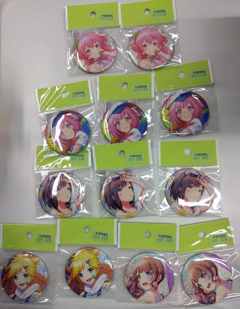 入荷情報】 プロジェクトセカイ グリッター缶バッジ 各種入荷しました