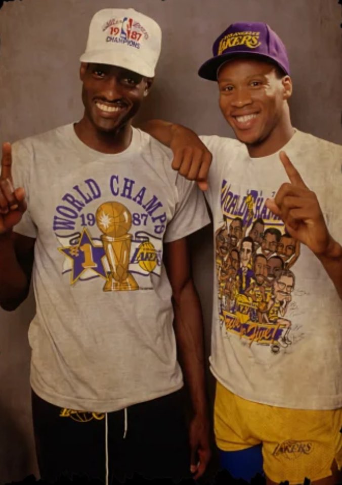 Congratulations to my brother, my best friend, my @Lakers Showtime Teammate @ShowtimeCooper for getting inducted into the Naismith Basketball Hall of Fame! The greatest defensive player to ever play the game! Long overdue and well deserved! #halloffame