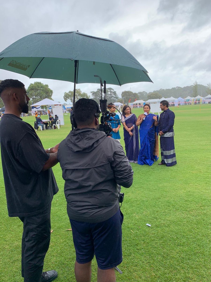 Big day at the Dandenong Showgrounds today. We’re currently live broadcasting a huge community event via the team from the award-winning Sri Lanka Morning Show. Tune in through to 4pm on C31 or via CTV+!