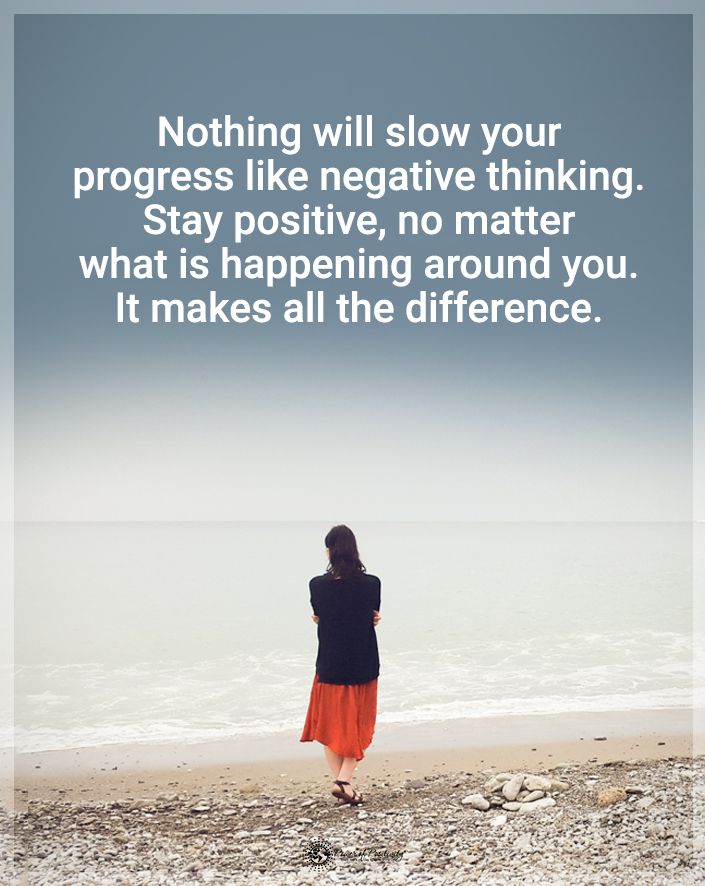 “Nothing will slow your progress like…”