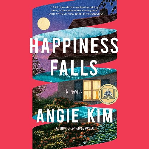 I just finished listening to HAPPINESS FALLS by @AngieKimWriter. You won't be able to put down the book once you read the first line, 'We didn't call the police right away.' Fantastic writing & narration! Join me @GburgBookFest on May 18th to ask her what really happened to Adam.