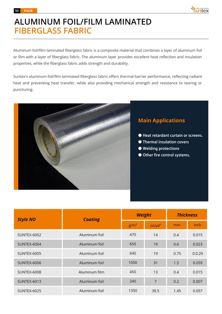 HighSuntex's tweet image. Visit us at #techtextil2024 to discover our High Temperature Fiberglass Cloth. Let’s meet our team at 𝗯𝗼𝗼𝘁𝗵 11.0 F55C . April 23-26, 2024 Suntex Composite Industrial Co.,Ltd. #techtextil2024