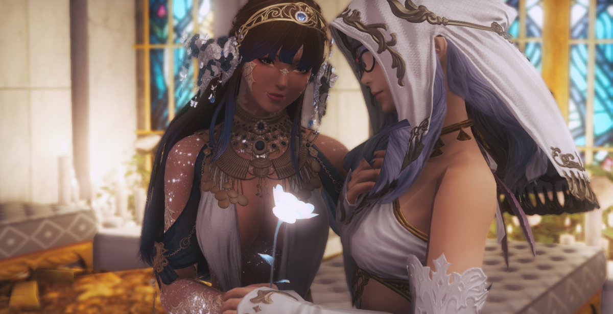 More pics this time with @SapphireSamba! Thank you for taking a picture with me!
#HeavenlyVday | #GPOSERS | #ReShade | #MiesBees | #Au_Ra | #AtelierLynn